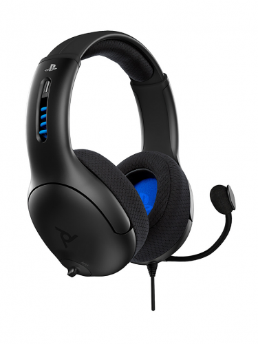 Játék fejhallgató LVL50 Stereo Headset (Black) (PS5)