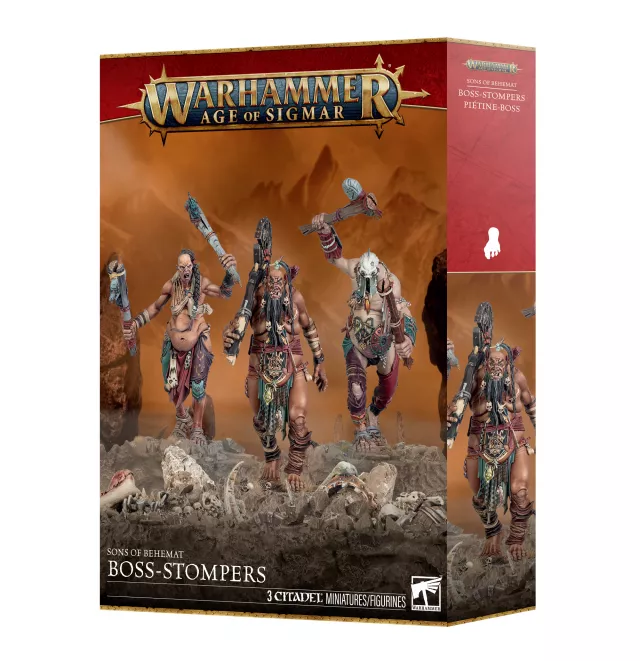 Warhammer Age of Sigmar: Sons of Behemat - Boss-Stompers (3 figura) - Asztali játék