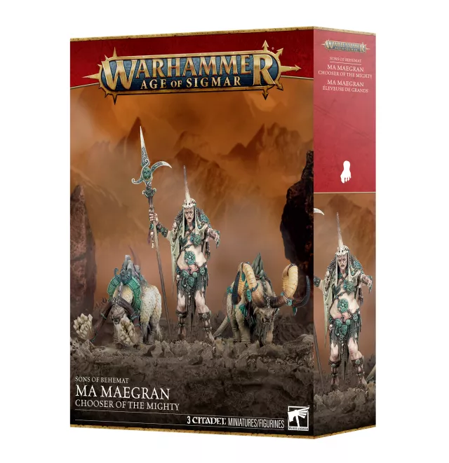 Warhammer Age of Sigmar: Sons of Behemat - Ma Maegran, Chooser of the Mighty (3 figura) - Asztali játék