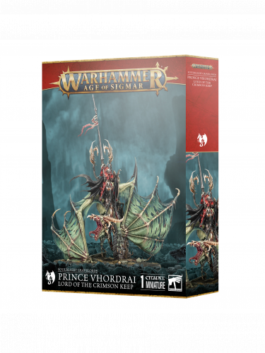 W-AOS: Soulblight Gravelords - Prince Vhodrai Lord of The Crimson Keep (1 figura)