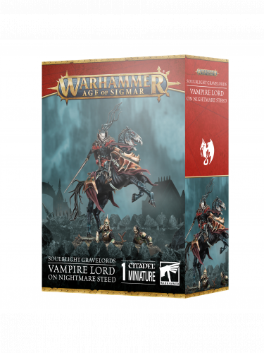 W-AOS: Soulblight Gravelords - Vampire Lord on Nightmare Steed (1 figura)