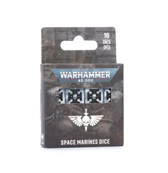 Dobókockák Warhammer 40,000 - Space Marines (16 db) - Asztali játék