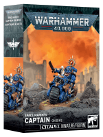 W40k: Space Marines - Captain on Bike (1 figura)