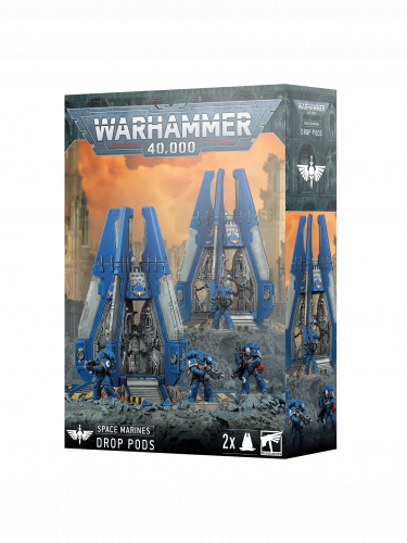 W40k: Space Marines - Drop Pods (2 figura)