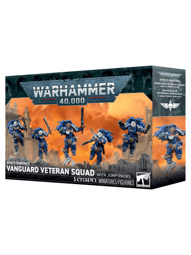 W40k: Space Marines - Vanguard Veteran Squad with Jump Packs (5 figura)