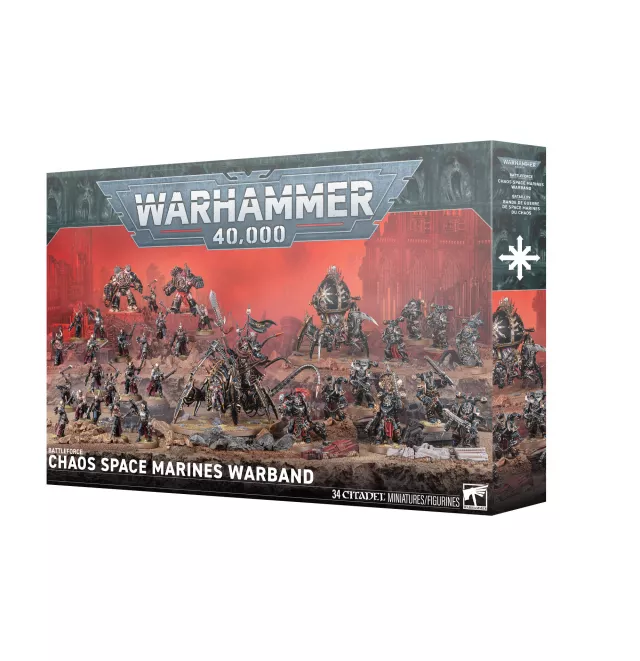 W-AOS: Battleforce: Chaos Space Marines Warband (34 figura) - GW_AOS