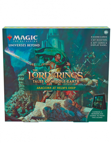 Kártyajáték Magic: The Gathering Universes Beyond - LotR: Tales of the Middle Earth - Aragorn at Helm's Deep Scene Box