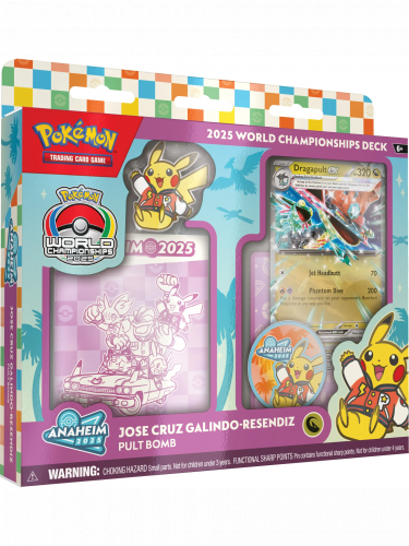 Kártyajáték Pokémon TCG - 2025 World Championship Deck - Jose Cruz Galindo Resendiz - Dragapult ex - Juniors Runner-Up