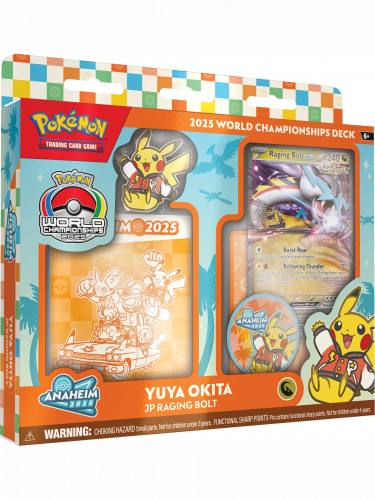Kártyajáték Pokémon TCG - 2025 World Championship Deck - Yuya Okita - Raging Bolt ex - Juniors Champion