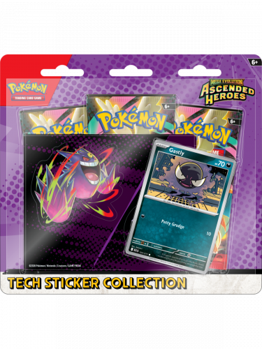 Kártyajáték Pokémon TCG: Mega Evolution - Ascended Heroes Gastly Tech Sticker Collection