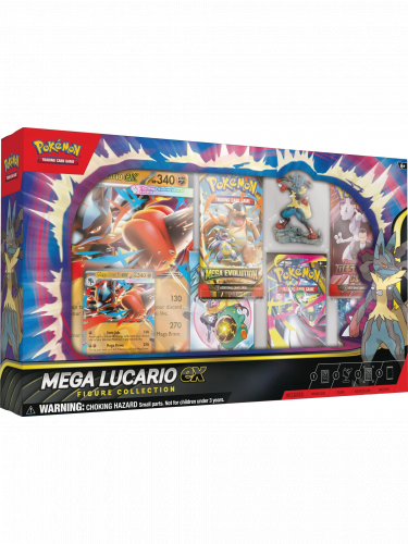Kártyajáték Pokémon TCG - Mega Lucario ex Premium Figure Collection