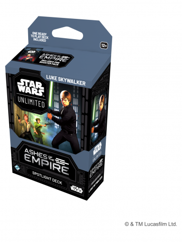 Kártyajáték Star Wars: Unlimited - Ashes of the Empire Spotlight Deck (Luke Skywalker)