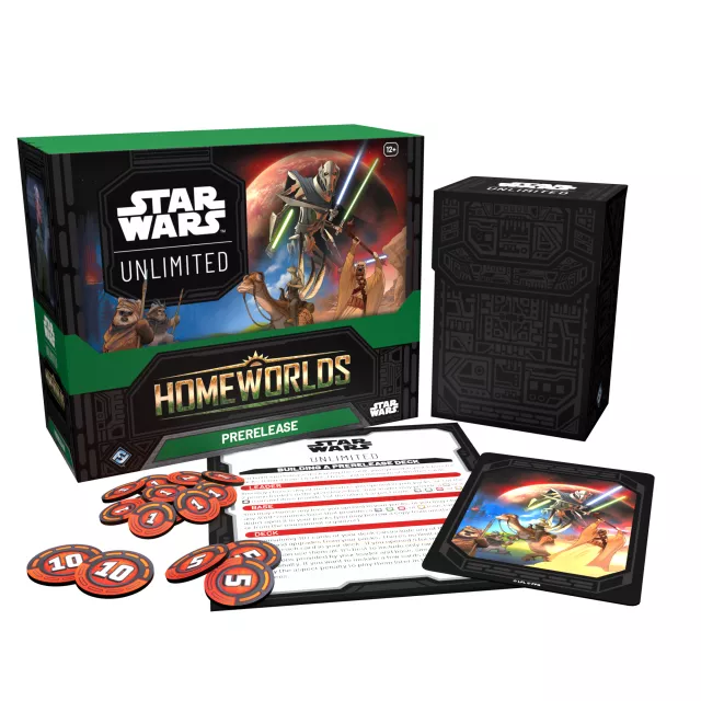 Kártyajáték Star Wars: Unlimited - Homeworlds Prerelease Box - TCG gyűjthető kártyajáték