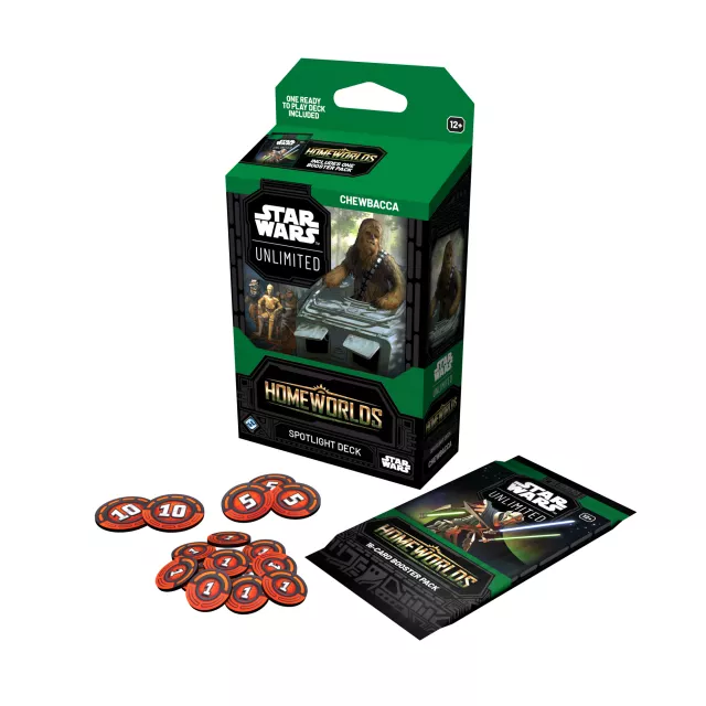 Kártyajáték Star Wars: Unlimited - Homeworlds Spotlight Deck (Chewbacca) - TCG gyűjthető kártyajáték