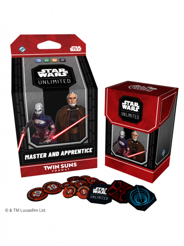 Kártyajáték Star Wars: Unlimited - Master and Apprentice Twin Suns Deck