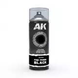 AK Fine Primer Black Spray - alapozó festék, fekete (spray) - AK-Interactive