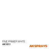 AK Fine Primer White Spray - alapozó festék, fehér (spray) - Asztali játék