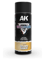 AK Golden Armor Spray - alapozó festék, arany (spray)
