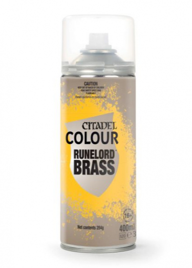 Spray Warhammer Colour Runelord Brass - alapszín, barna (spray)