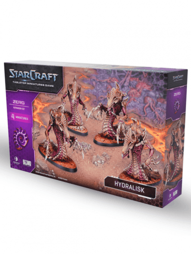 Figurás játék StarCraft - Tabletop Miniature Game - Hydralisk - Expansion Set (4 figura)