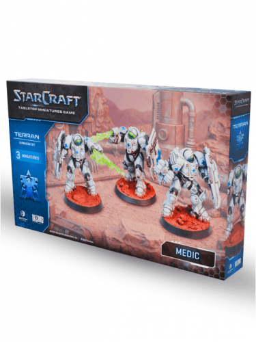 Figurás játék StarCraft - Tabletop Miniature Game - Medic - Expansion Set (3 figura)