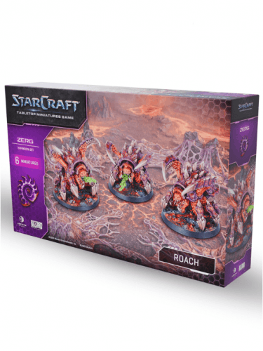 Figurás játék StarCraft - Tabletop Miniature Game - Roach - Expansion Set (6 figura)