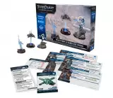 Figura játék StarCraft - Tabletop Miniature Game - Terran - Nova Terra & Sabotage Drone (3 figura) - Kalandos társasjáték