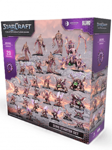Figurás játék StarCraft - Tabletop Miniature Game - Zerg Starter Set
