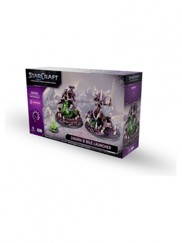 Figura játék StarCraft - Tabletop Miniature Game - Zerg - Zagara & Bile Launcher (3 figura)