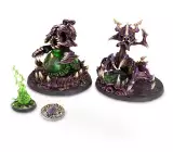 Figura játék StarCraft - Tabletop Miniature Game - Zerg - Zagara & Bile Launcher (3 figura) - Asztali játék