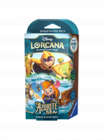 Kártyajáték Lorcana: Azurite Sea - Emerald / Sapphire Starter Deck