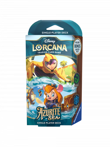 Kártyajáték Lorcana: Azurite Sea - Emerald / Sapphire Starter Deck