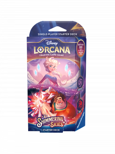 Kártyajáték Lorcana: Shimmering Skies - Amethyst / Ruby Starter Deck