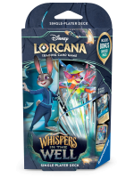 Kártyajáték Lorcana: Whispers in the Well - Sapphire / Steel Starter Deck (Judy Hopps & Robin Hood)