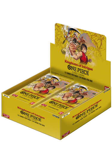 Kártyajáték One Piece TCG - Kingdoms of Intrigue Booster Box (24 boosterů)