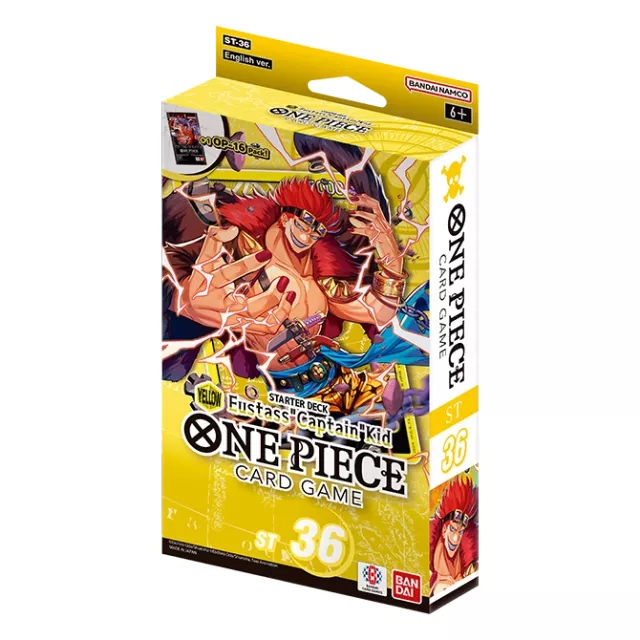 Kártyajáték One Piece TCG: Starter Deck - Yellow Eustass - TCG gyűjthető kártyajáték