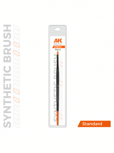 AK Synthetic Brush - Flat 2 - lapos ecset (szintetikus)