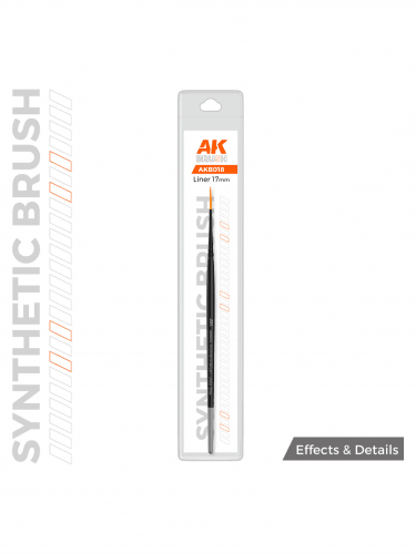 AK Synthetic Brush - Liner 17mm - vonalazó ecset (szintetikus)
