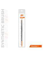 AK Synthetic Brush - Round 1 - kerek ecset (szintetikus)