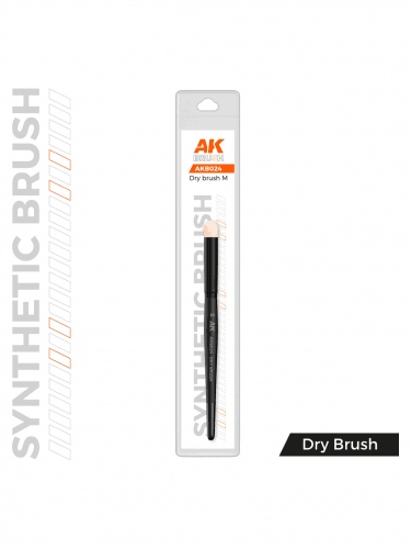 AK Synthetic Dry Brush - M - szárazecset (szintetikus)