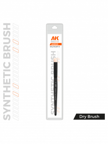 AK Synthetic Dry Brush - S - szárazecset (szintetikus)