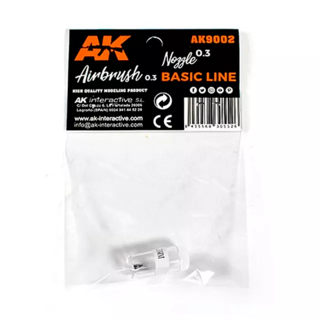 Dűzni AK Airbrush – Basic Line 0,3 - AK-Interactive
