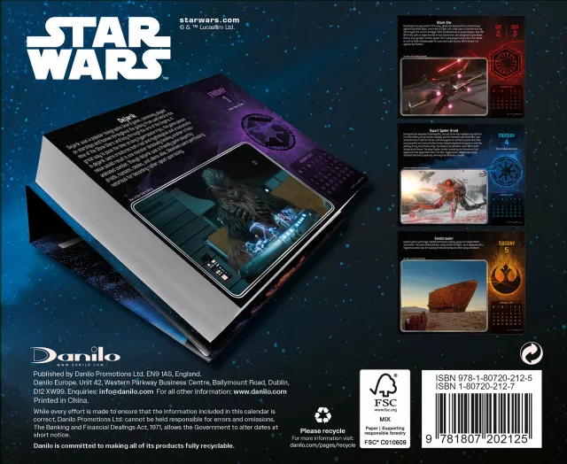 Naptár Star Wars Classic 2027 (asztali)