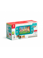 Konzole Nintendo Switch Lite - Turquoise + Animal Crossing: New Horizons + 12 měsíců NSO