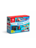 Konzole Nintendo Switch - Neon Red/Neon Blue + Switch Sports + 12 měsíců Nintendo Online