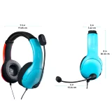 Drátová sluchátka LVL40 Stereo Headset (Blue/Red)