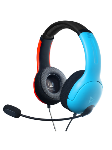 Játék fejhallgató LVL40 Stereo Headset (Blue/Red) (SWITCH)