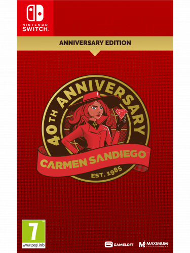 Carmen Sandiego - 40th Anniversary Edition (SWITCH)