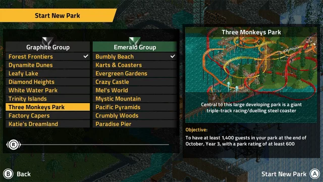 RollerCoaster Tycoon World dupl (SWITCH)