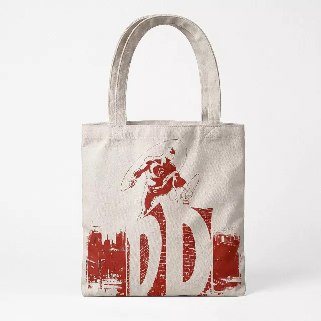 Táska Marvel - Daredevil White (vászon) - Strandtáska